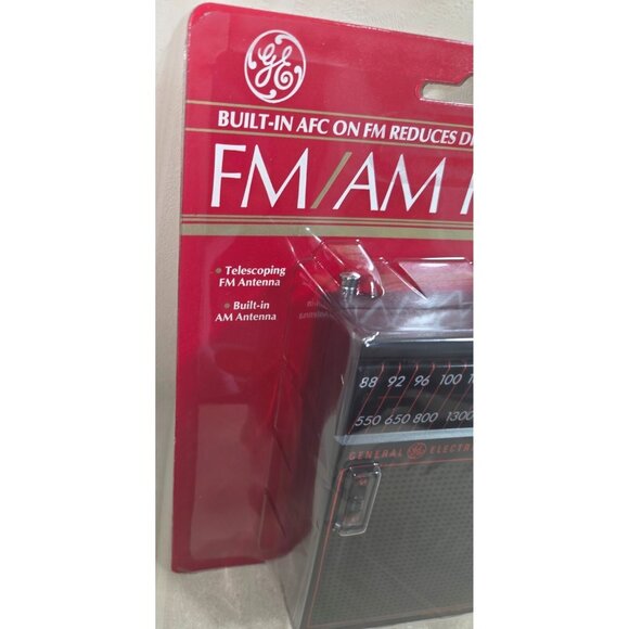 GE AM / FM Handheld Portable Radio 7-2582S New. Sealed - Picture 5 of 11